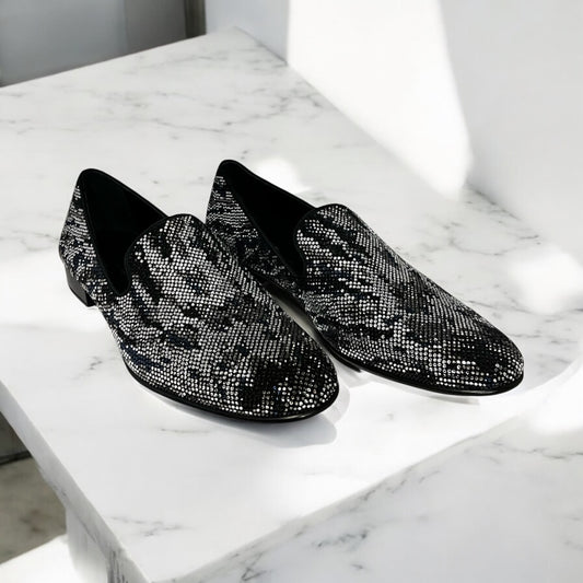 GIUSEPPE ZANOTTI Lewis Crystal Loafers | 45