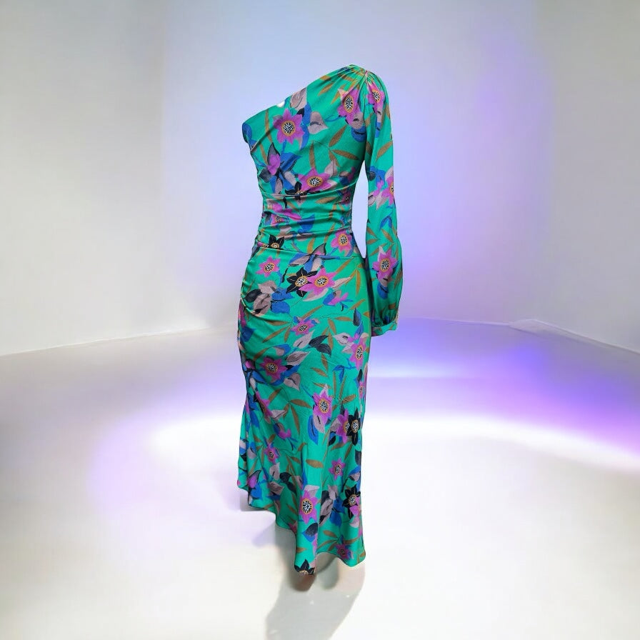 ETRO One Shoulder Floral Gown | Size 40