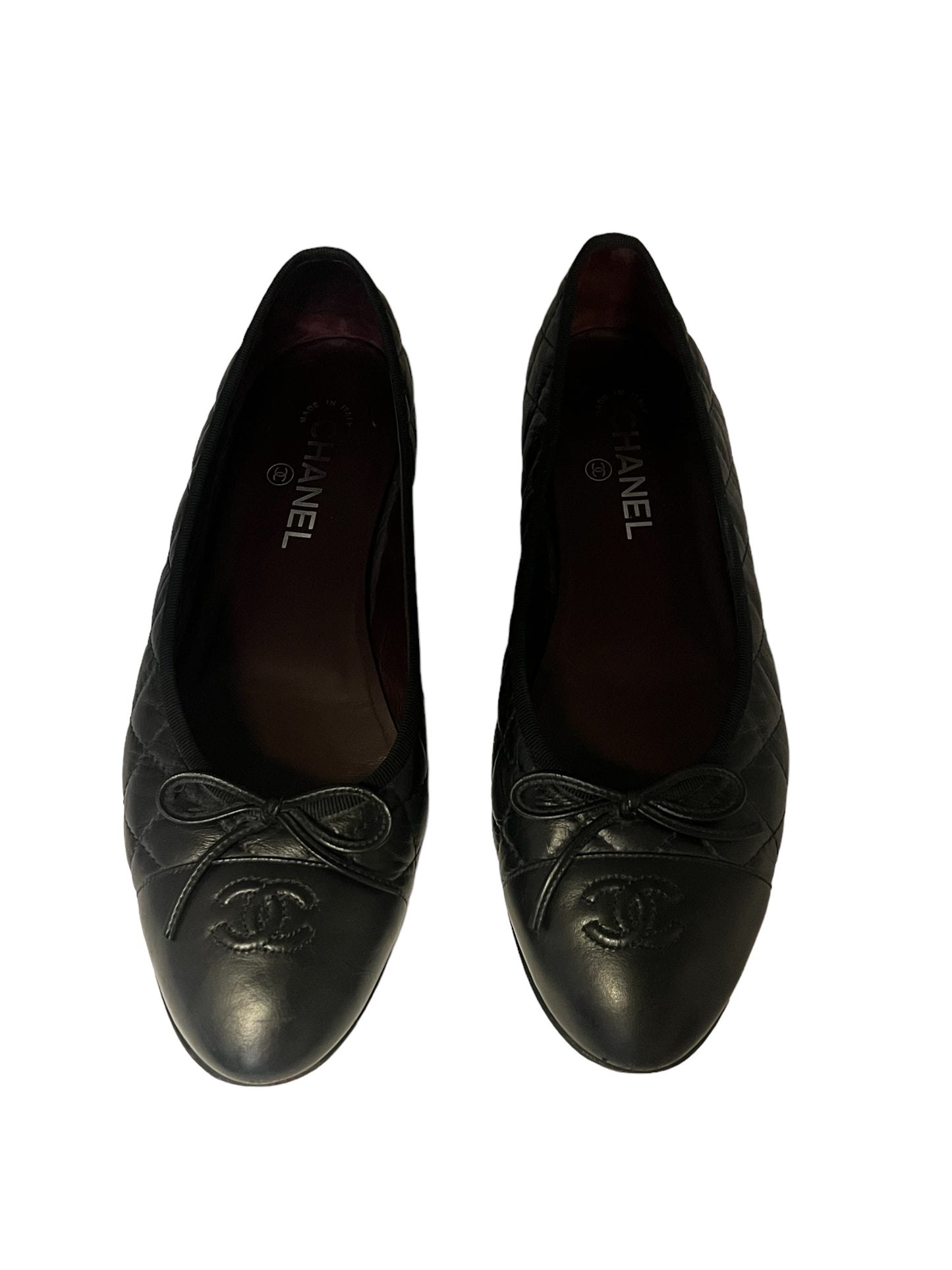 CHANEL Quilted Ballerinas | 41.5