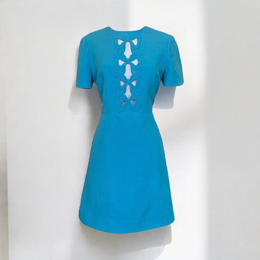 VALENTINO Signature Bow Fit + Flair Dress | Size 8