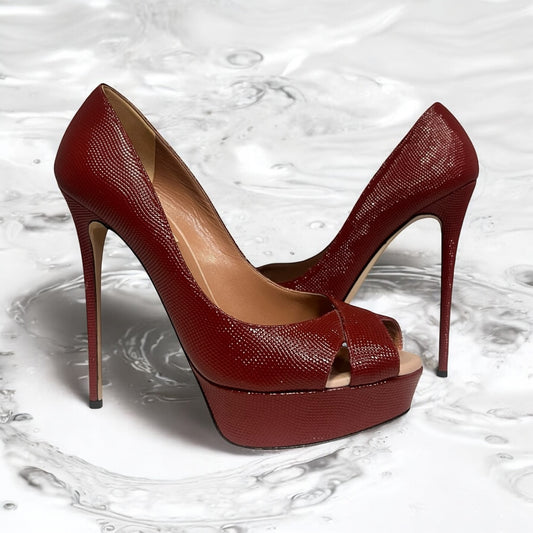 VALENTINO Peeptoe Pumps | 39.5