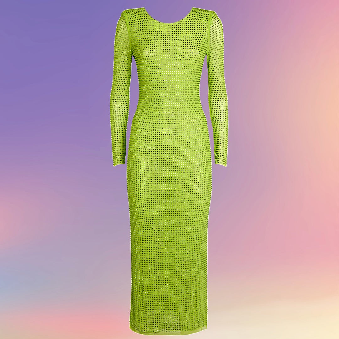 SELF-PORTRAIT Crystal-Embellished GG Midi Dress | Size 2 More Than You Can Imagine SELF-PORTRAIT Crystal-Embellished GG Midi Dress | Size 2 More Than You Can Imagine