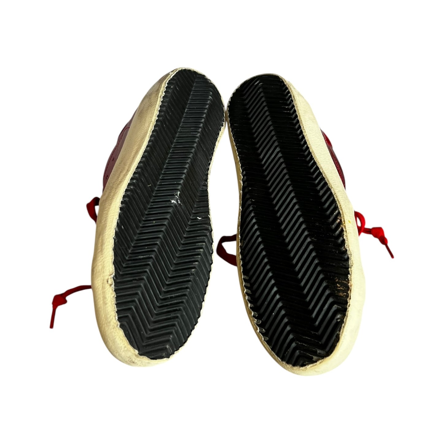 GOLDEN GOOSE Super-Star Glitter Sneakers in Red | 38