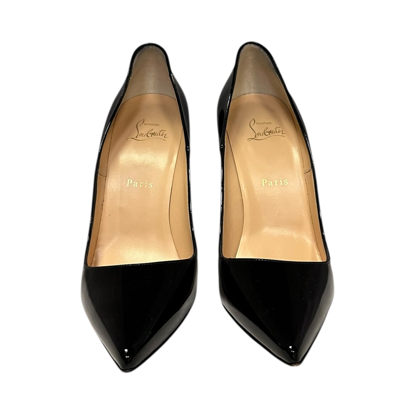 CHRISTIAN LOUBOUTIN So Kate Patent Pumps in Black | 40