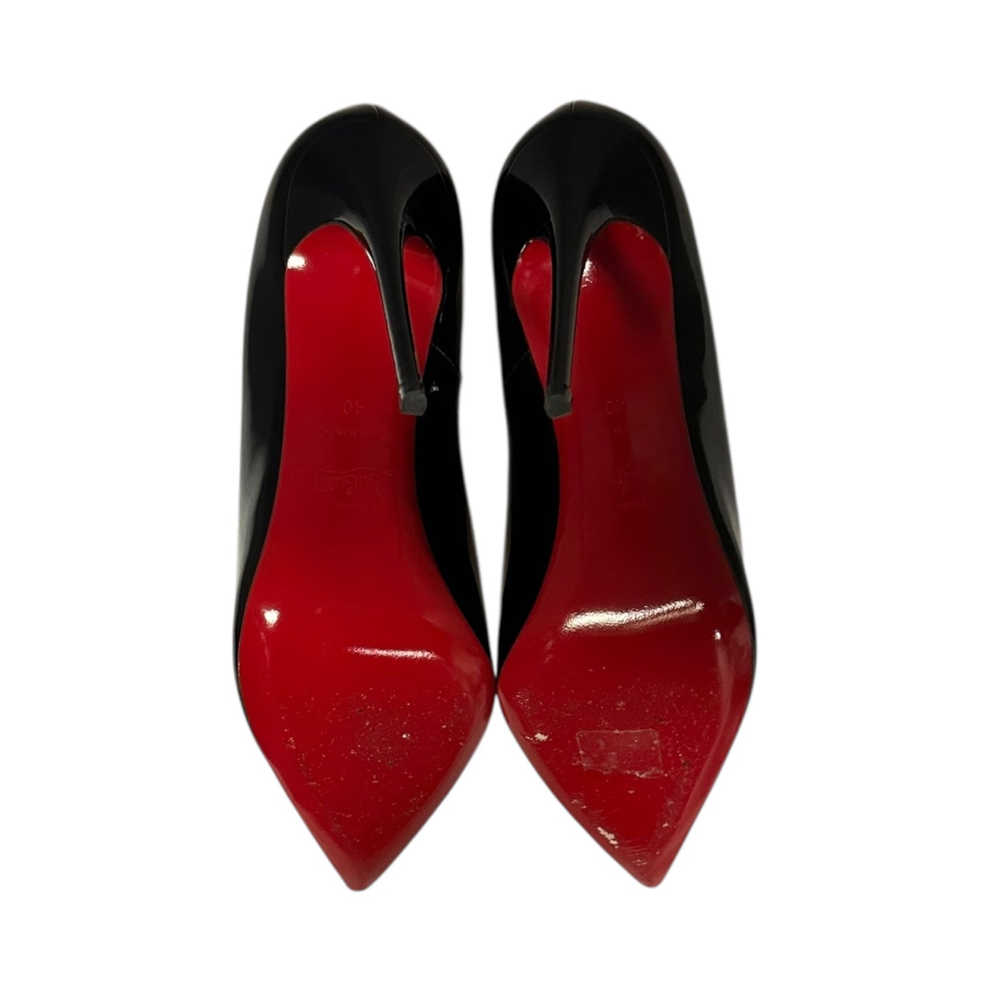 CHRISTIAN LOUBOUTIN So Kate Patent Pumps in Black | 40