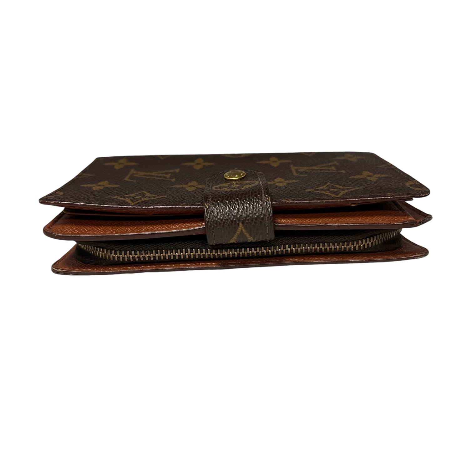 LOUIS VUITTON Monogram Canvas Porte Papier Zipper Wallet