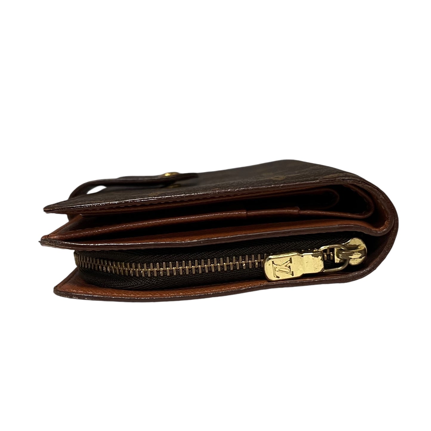 LOUIS VUITTON Monogram Canvas Porte Papier Zipper Wallet