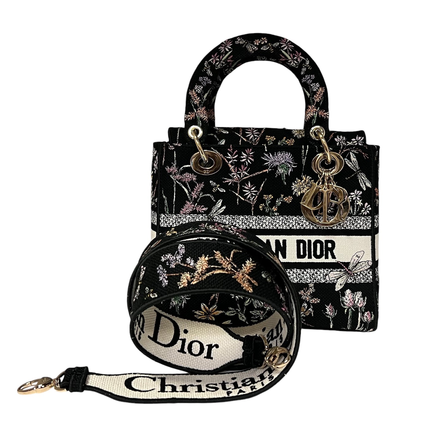DIOR Lady D-Lite with Herbarium Embroidery