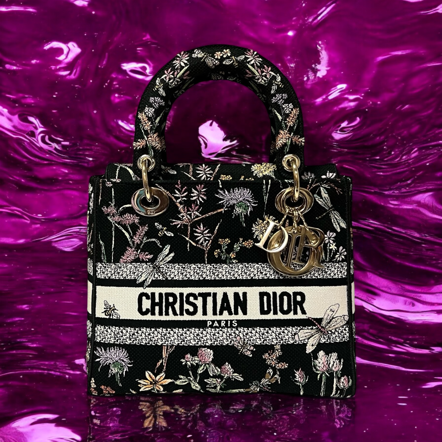 DIOR Lady D-Lite with Herbarium Embroidery – More Than You DIOR Lady D-Lite with Herbarium Embroidery – More Than You