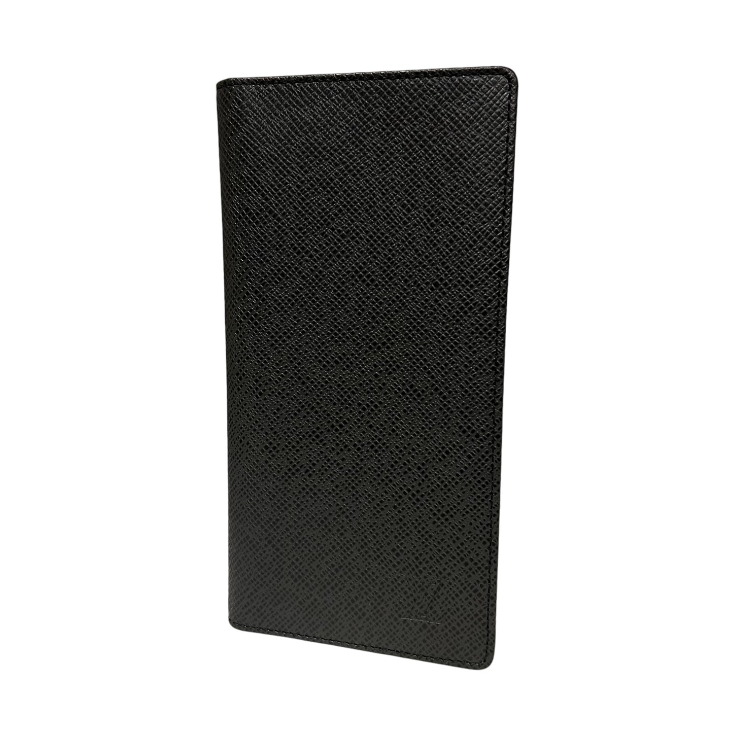 LOUIS VUITTON Brazza Wallet Taiga Leather