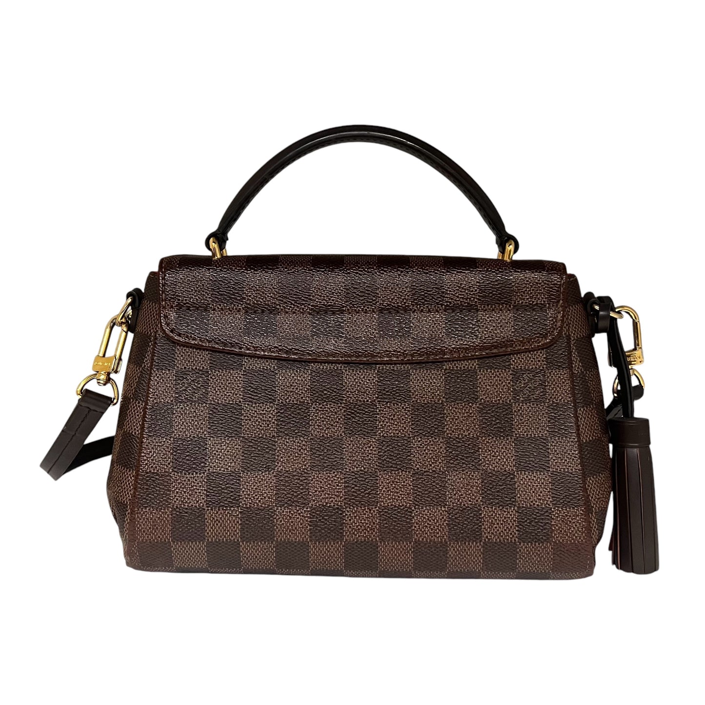 LOUIS VUITTON Croisette Top Handle Crossbody in Damier Ebene
