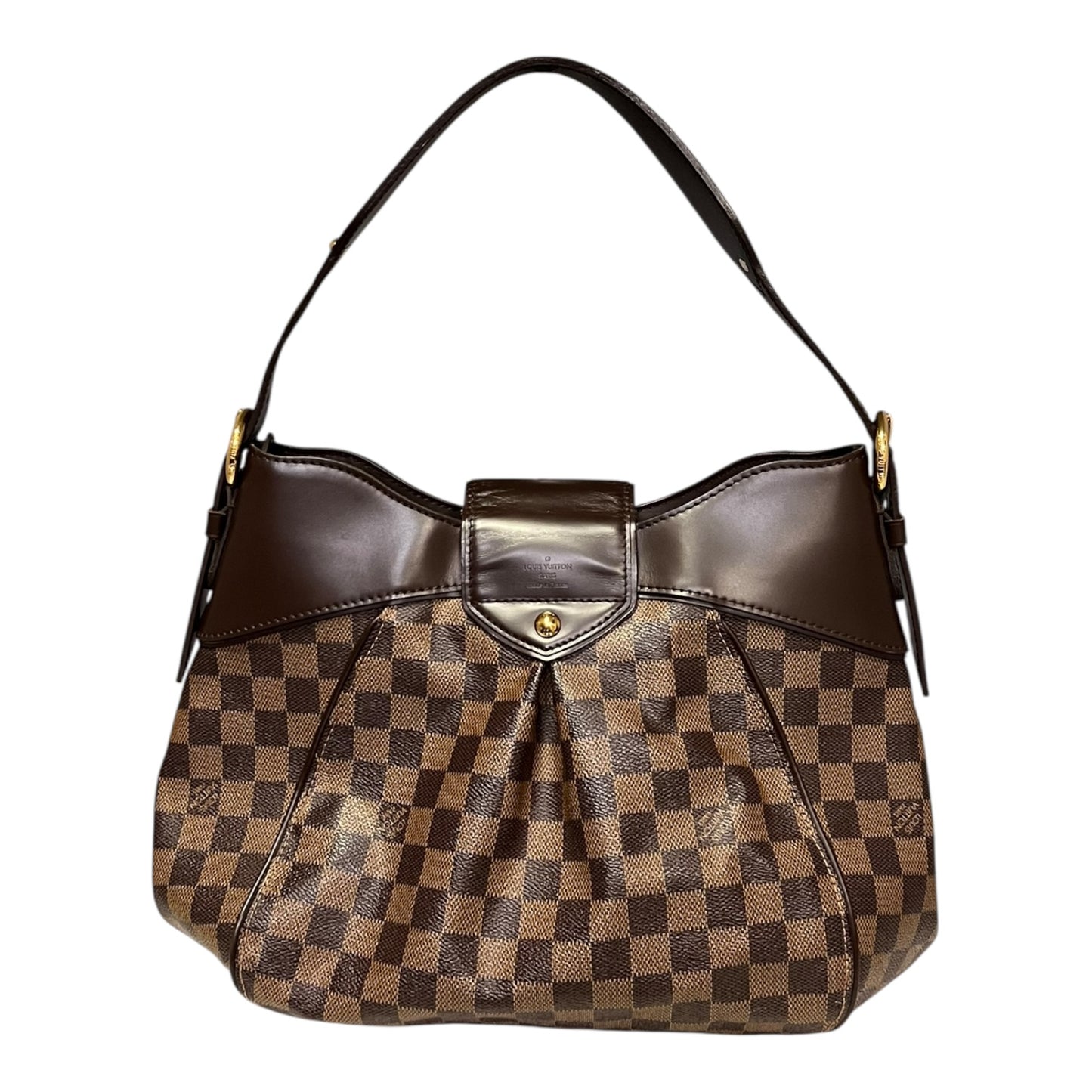 LOUIS VUITTON Sistina MM in Damier Ebene Canvas