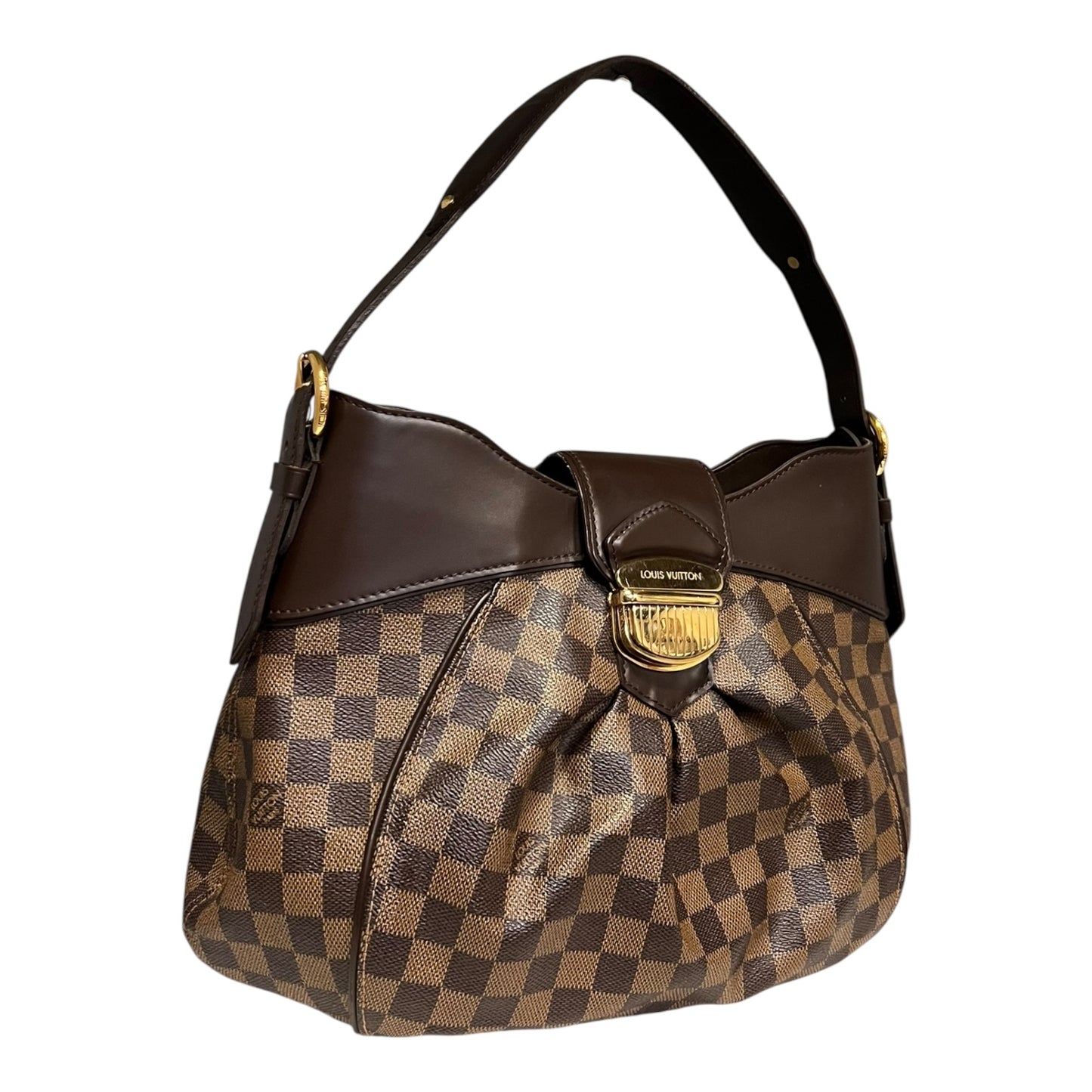 LOUIS VUITTON Sistina MM in Damier Ebene Canvas