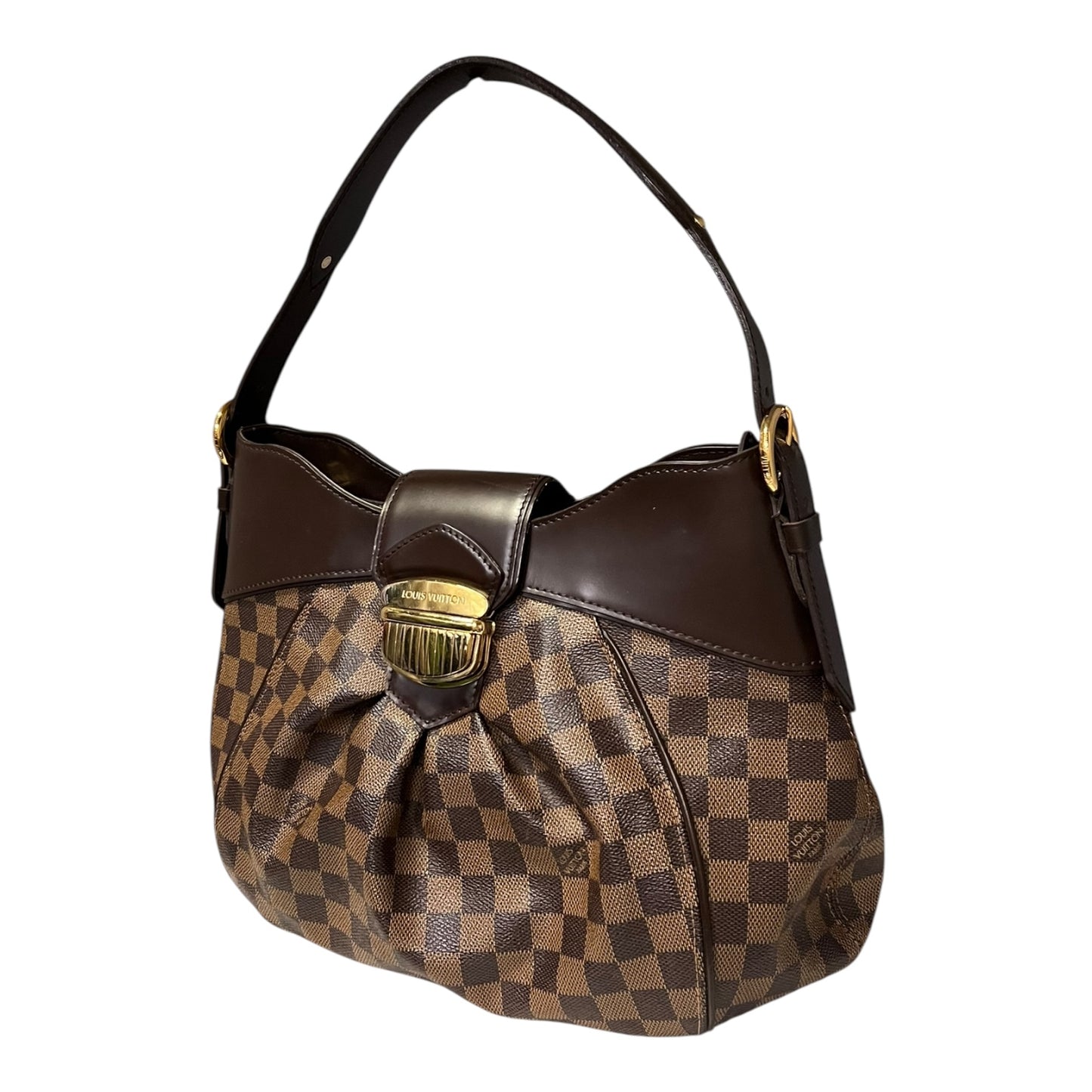 LOUIS VUITTON Sistina MM in Damier Ebene Canvas