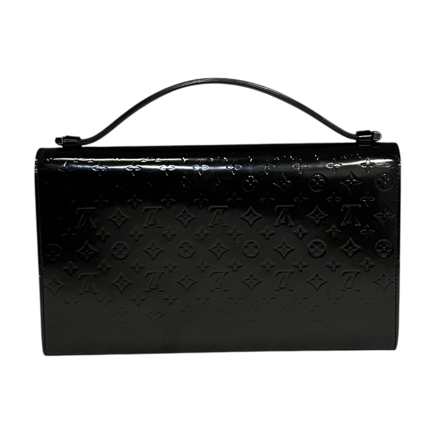 LOUIS VUITTON Glace Anouchka Pochette in Black