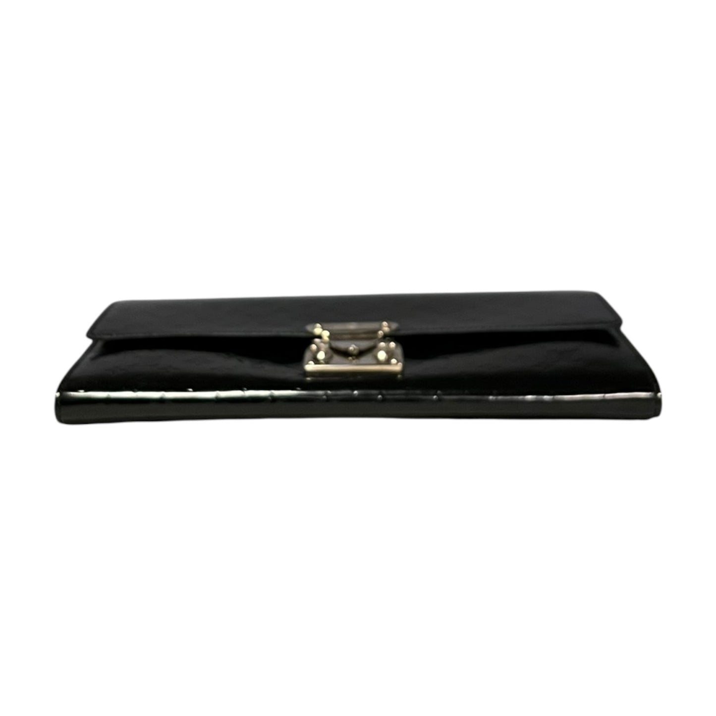 LOUIS VUITTON Glace Anouchka Pochette in Black