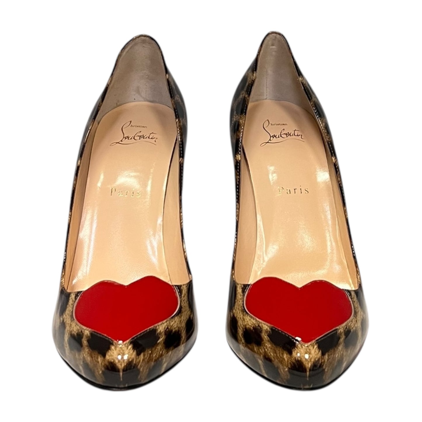 CHRISTIAN LOUBOUTIN Doracora Leopard Patent Pump | 41