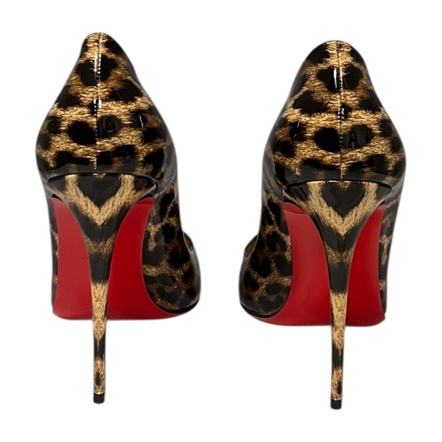 CHRISTIAN LOUBOUTIN Doracora Leopard Patent Pump | 41