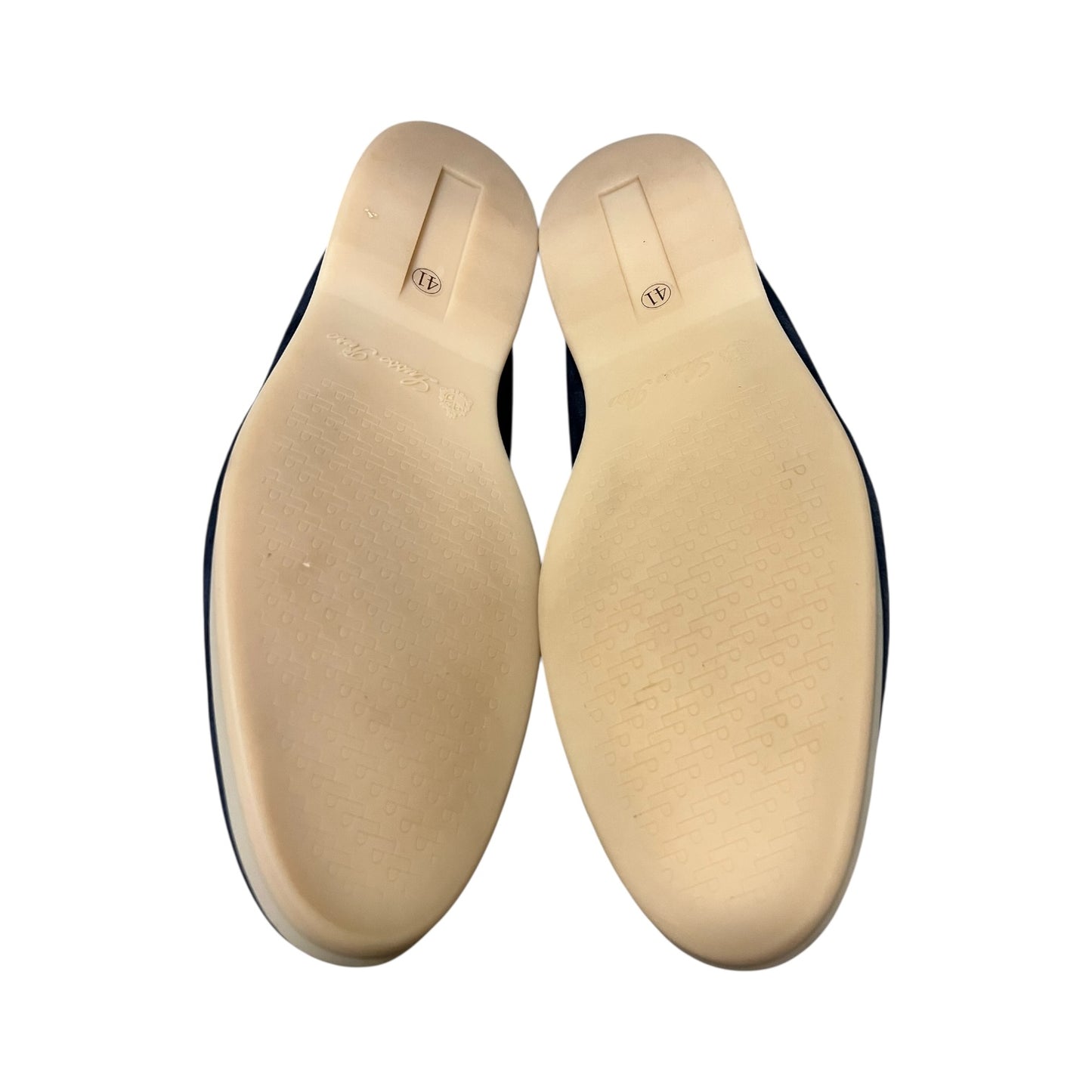 LORO PIANA Joan Suede + Snake Loafer in Blue