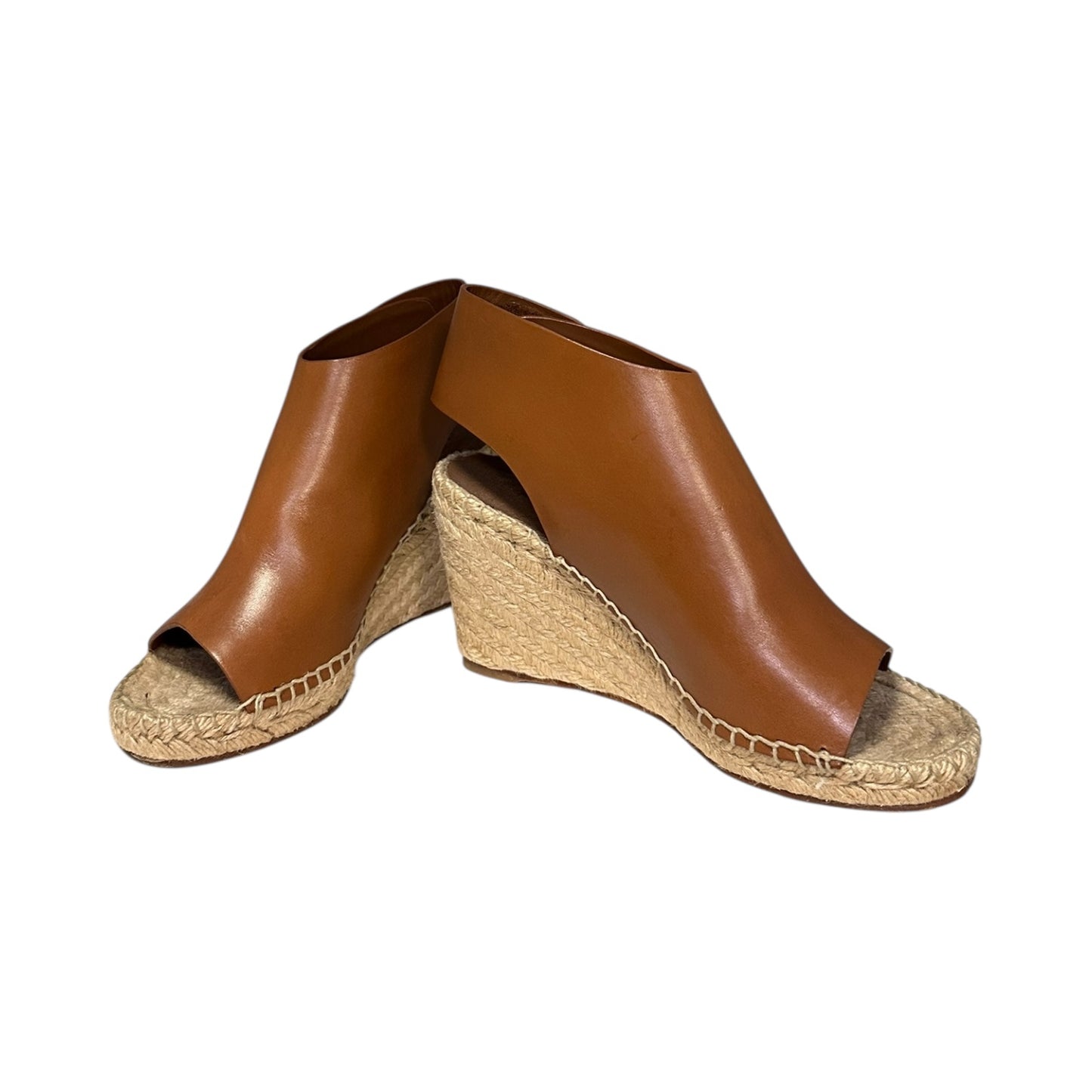CELINE Slingback Espadrille Wedges in Scotch | 35