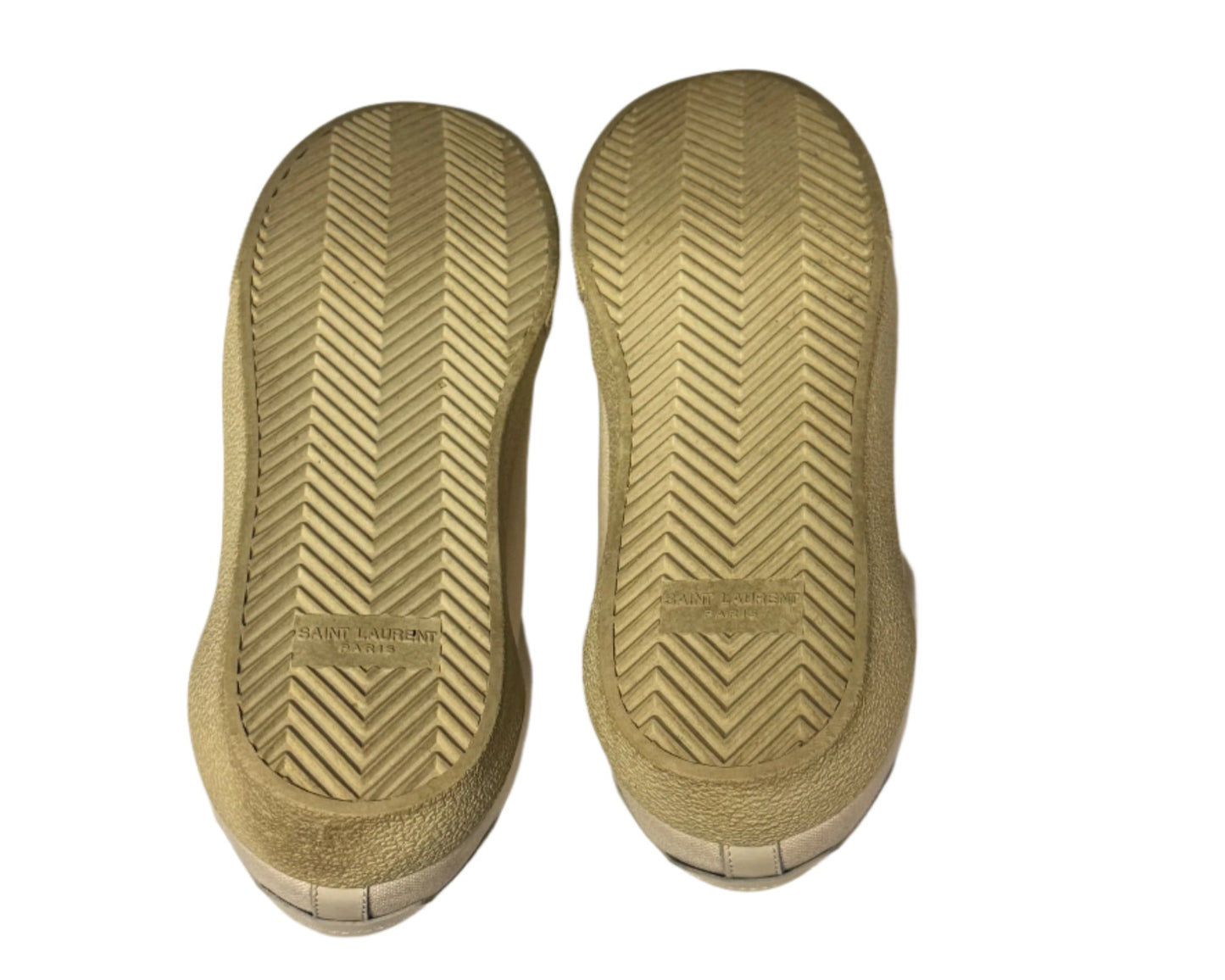SAINT LAURENT Embroidered Court Sneakers | Size 39