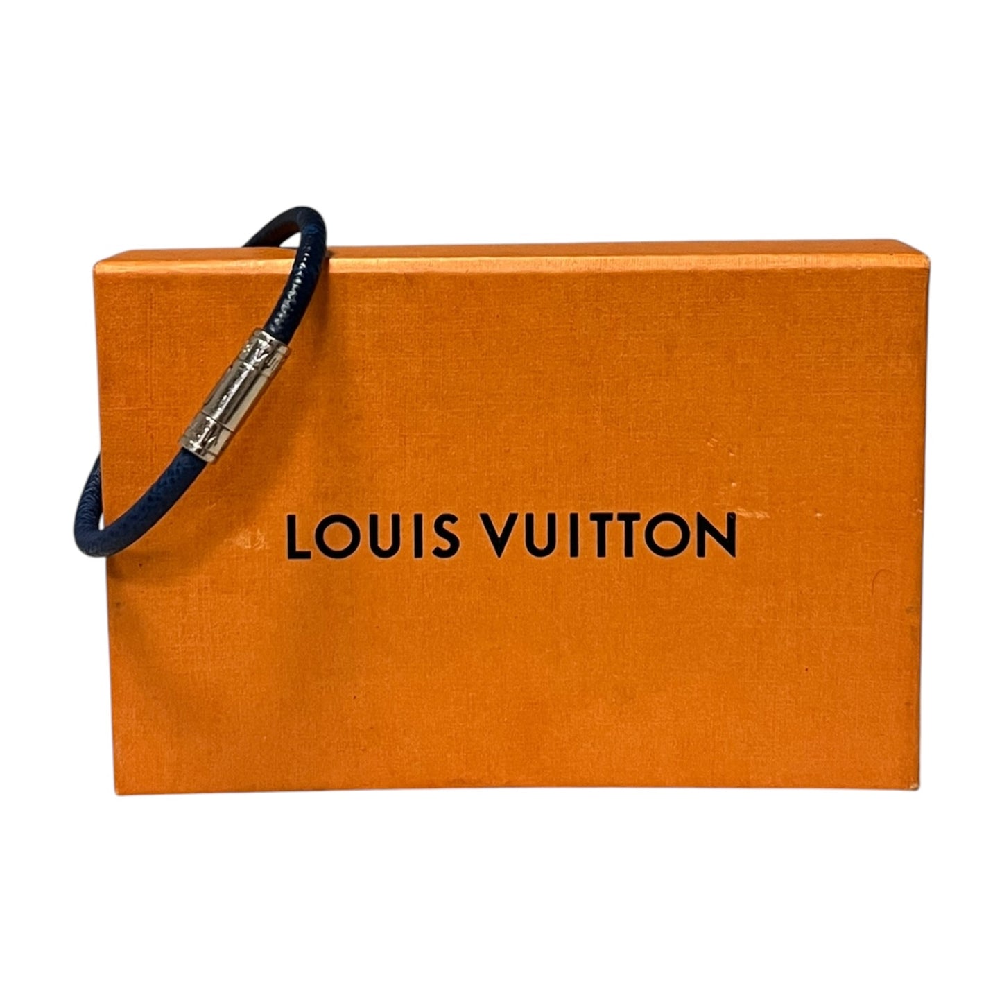 LOUIS VUITTON Split Bracelet in Blue & Black