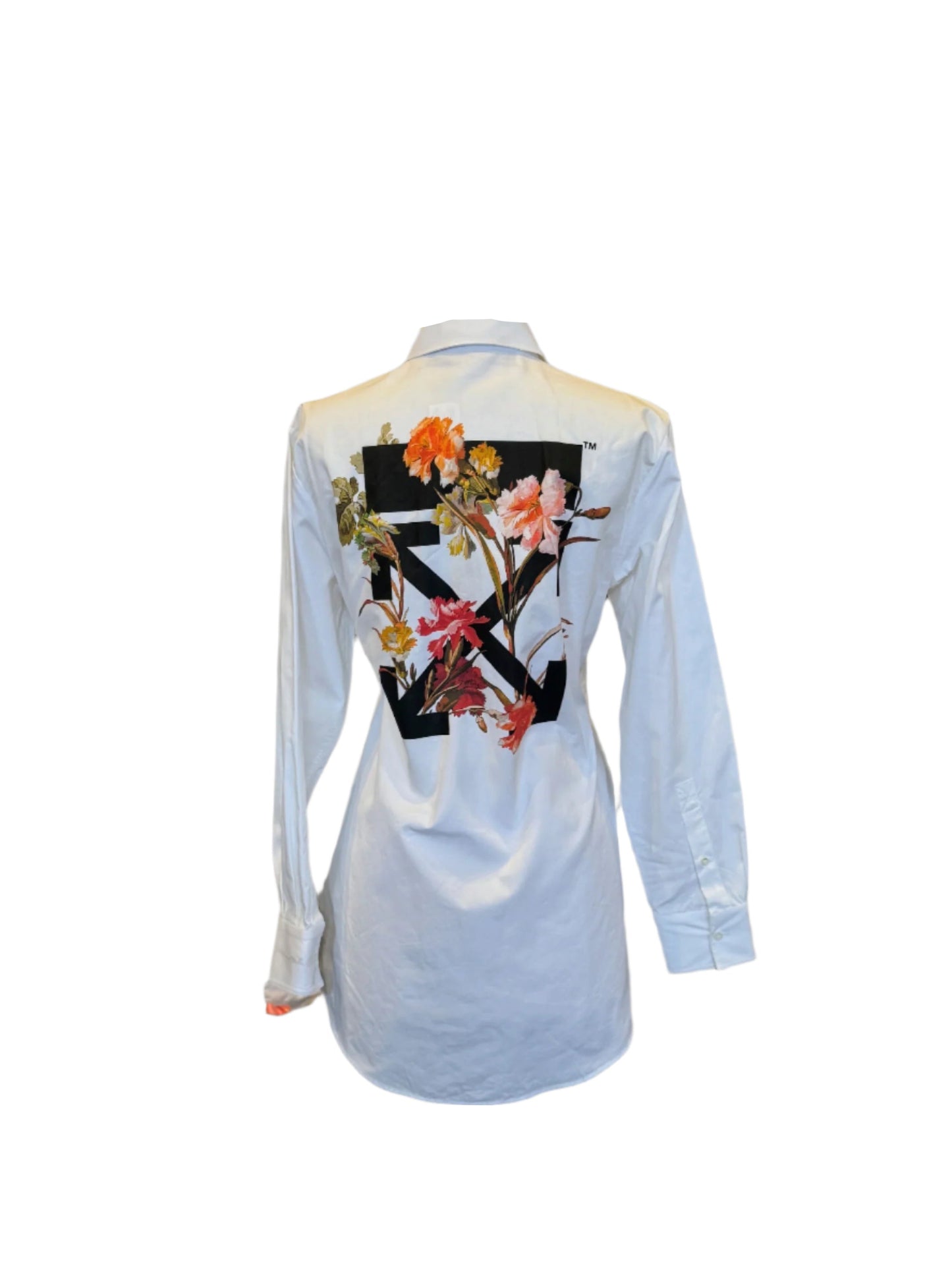 OFF-WHITE Floral Print Blouse | Size 38