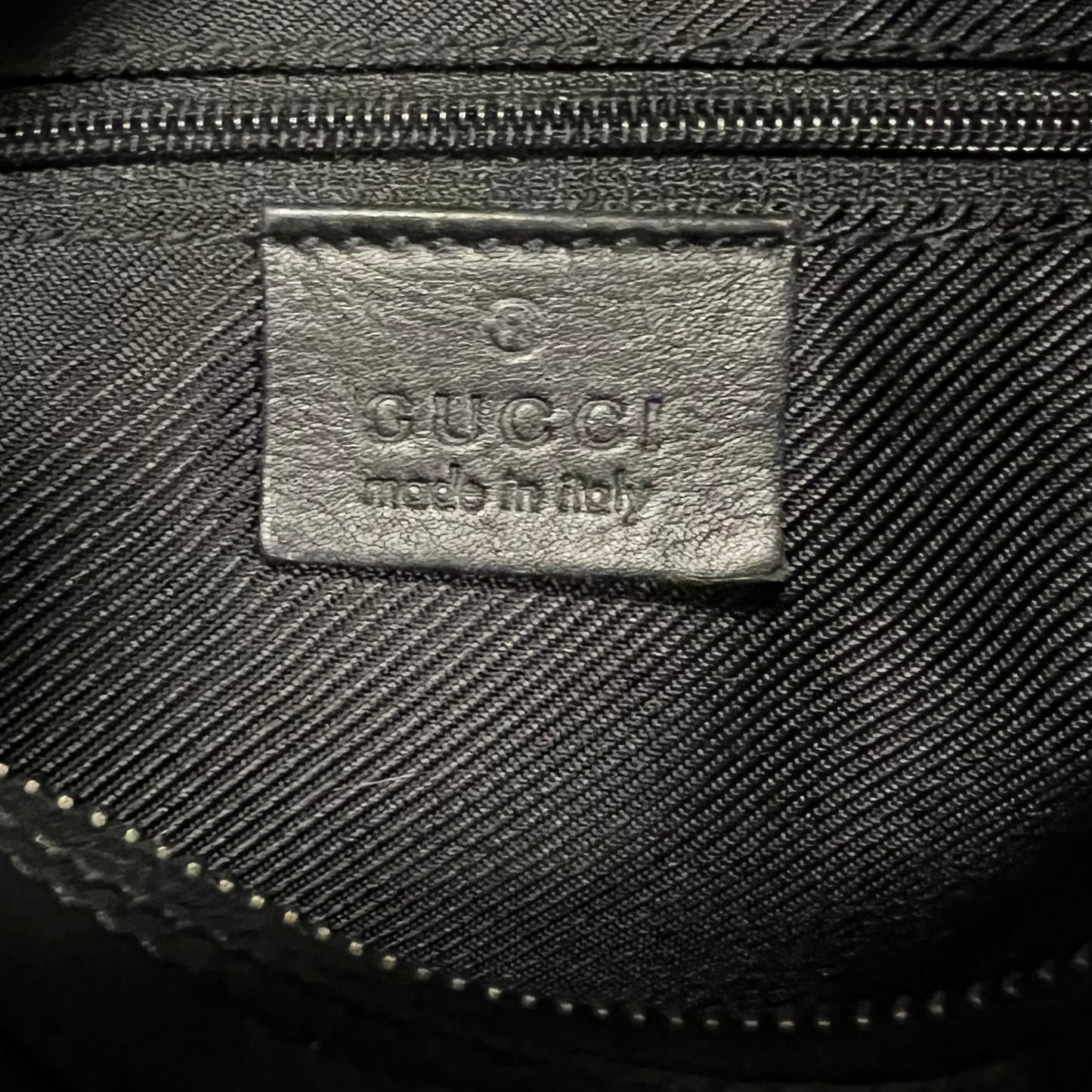 GUCCI Assymmetric Hobo in Black
