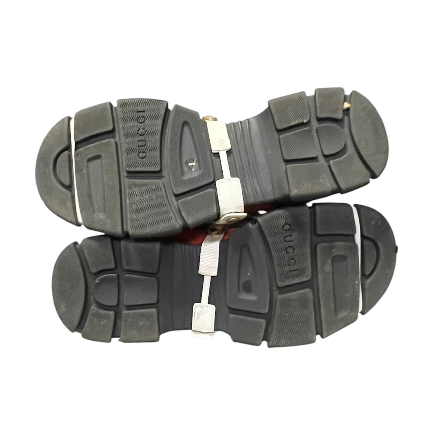 GUCCI Flashtrek + Crystal Straps | Mens 9; Womens 10.5