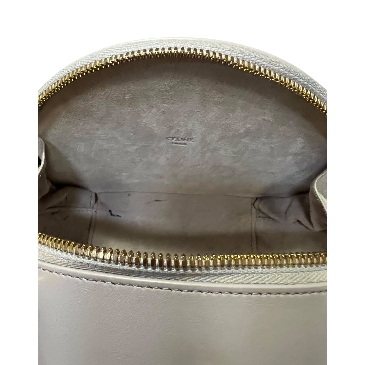 CELINE Triomphe Half moon Top Handle Crossbody in Lavender