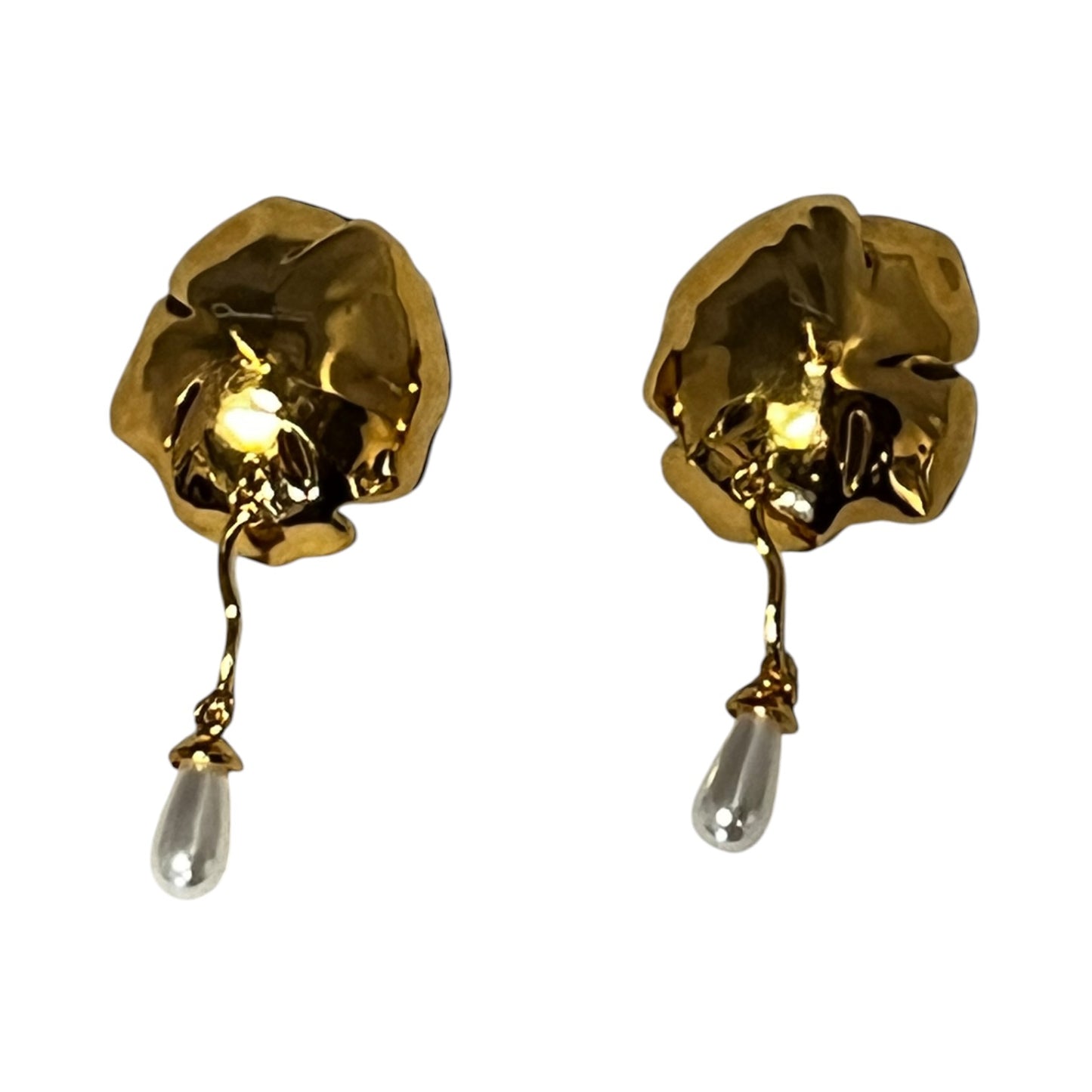 OSCAR DE LA RENTA Blossom Pearl Drop Earrings
