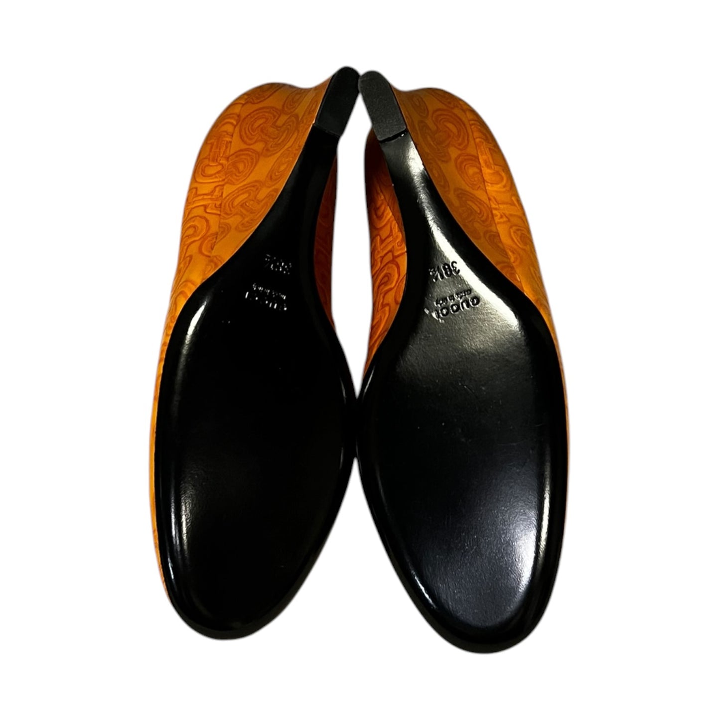 GUCCI Horsebit Embossed Wedges |38.5