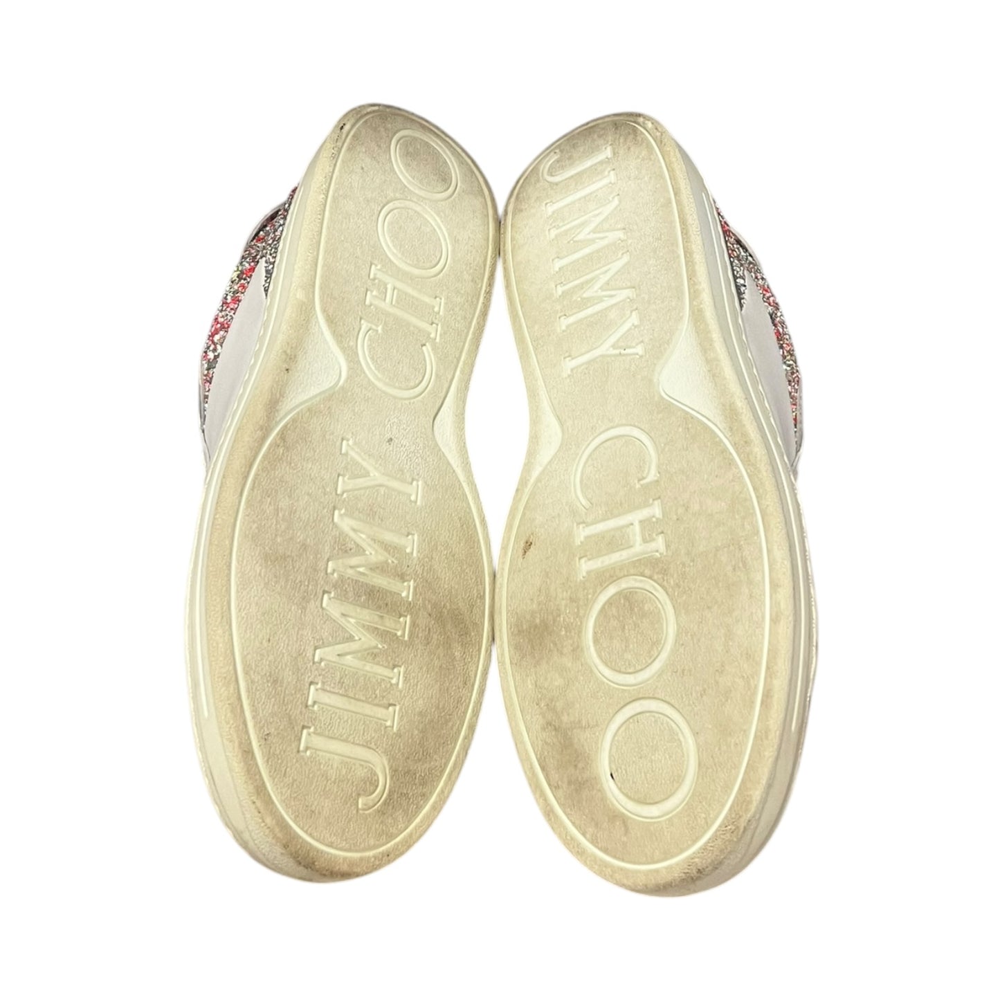 JIMMY CHOO Glitter Sneakers | 39