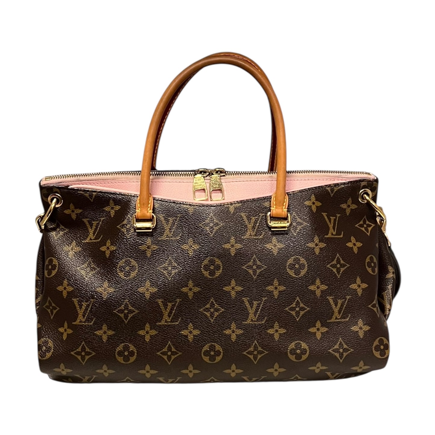 LOUIS VUITTON Pallas Tote in Rose Ballerine