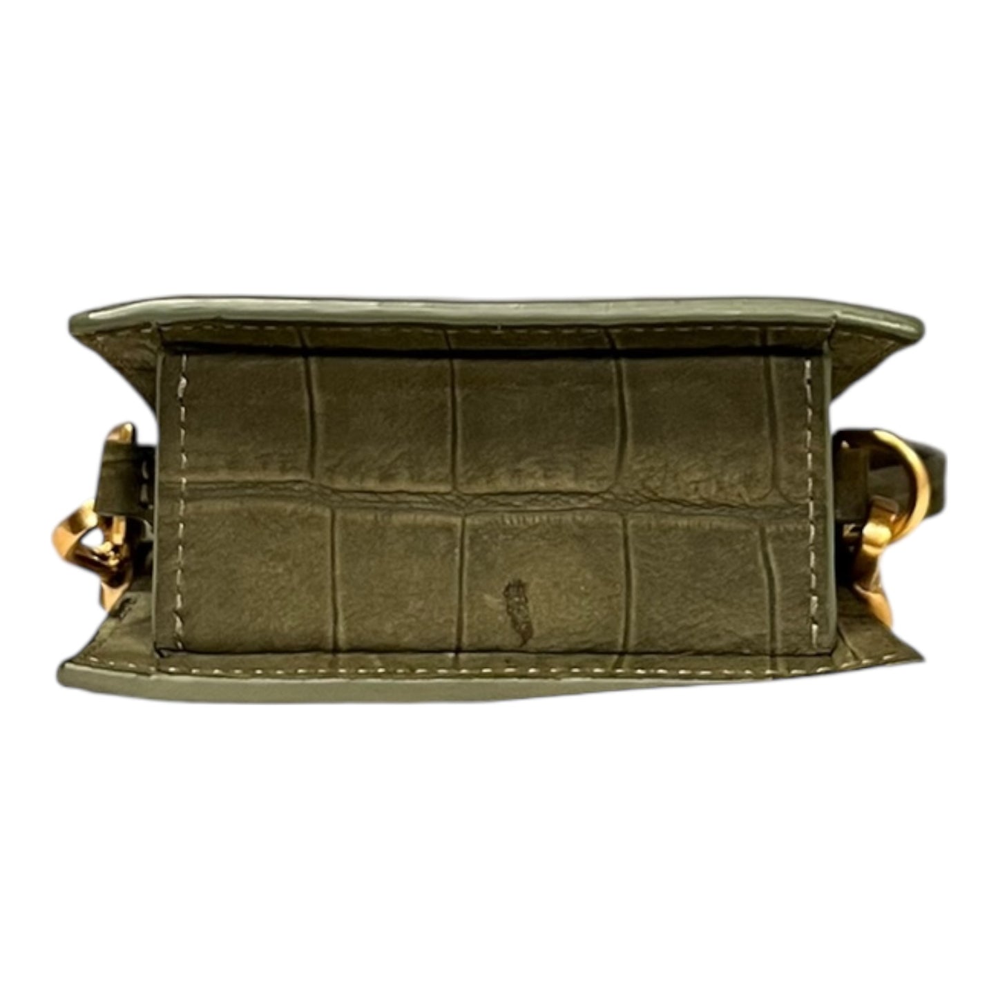 JACQUEMUS Le Chiquito Top Handle Crossbody in Olive