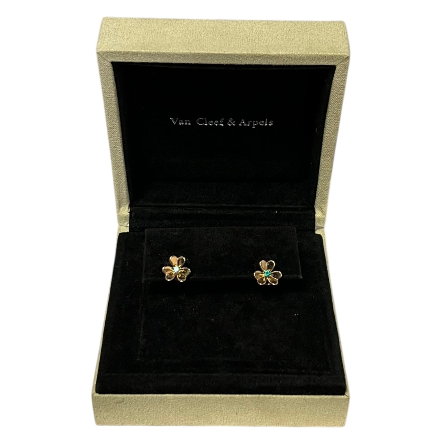 VAN CLEEF & ARPELS Frivole Mini Emerald Earrings