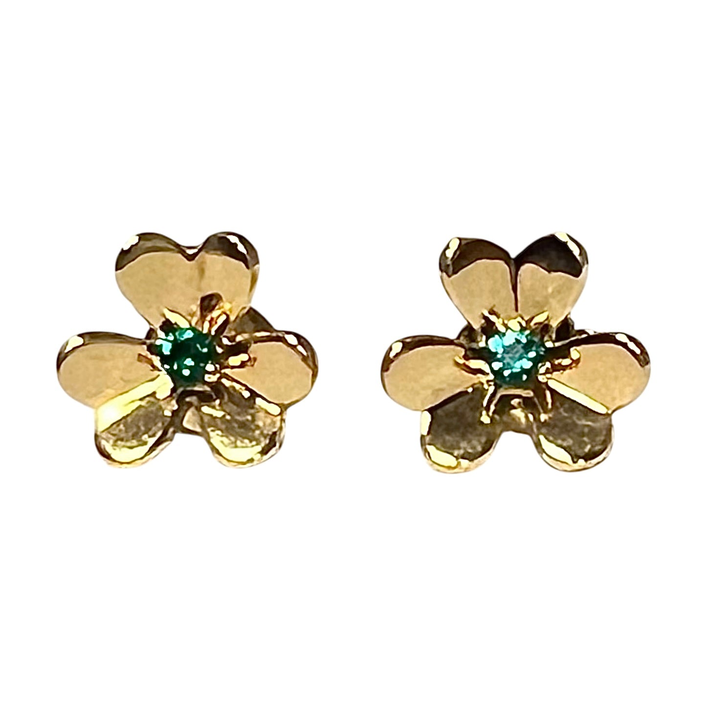 VAN CLEEF & ARPELS Frivole Mini Emerald Earrings