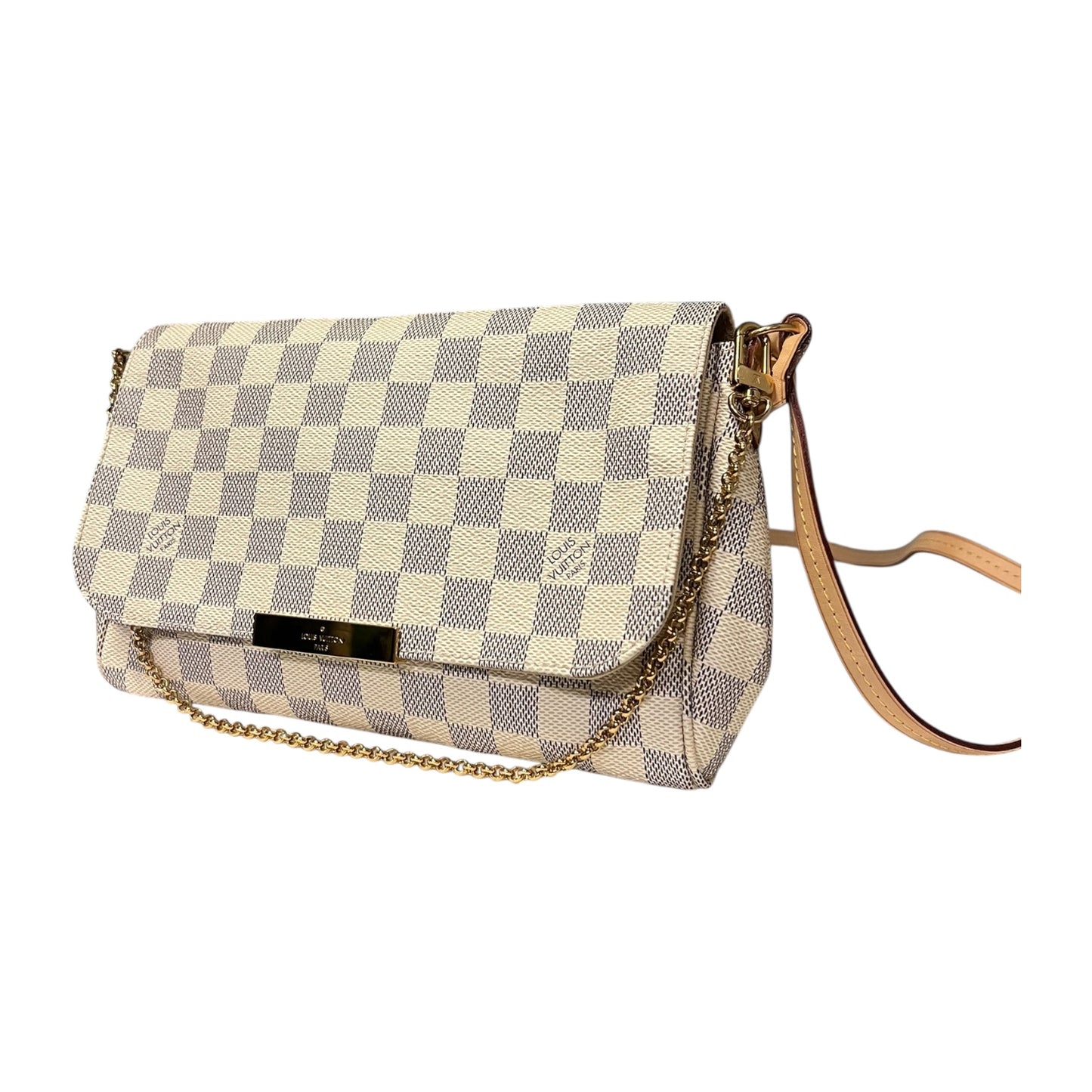 LOUIS VUITTON Favorite MM in Damier Azur