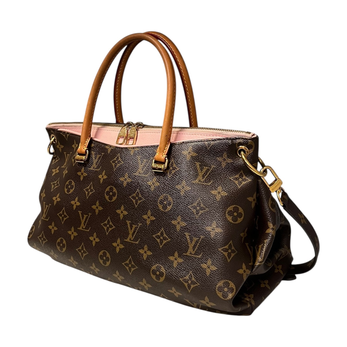 LOUIS VUITTON Pallas Tote in Rose Ballerine