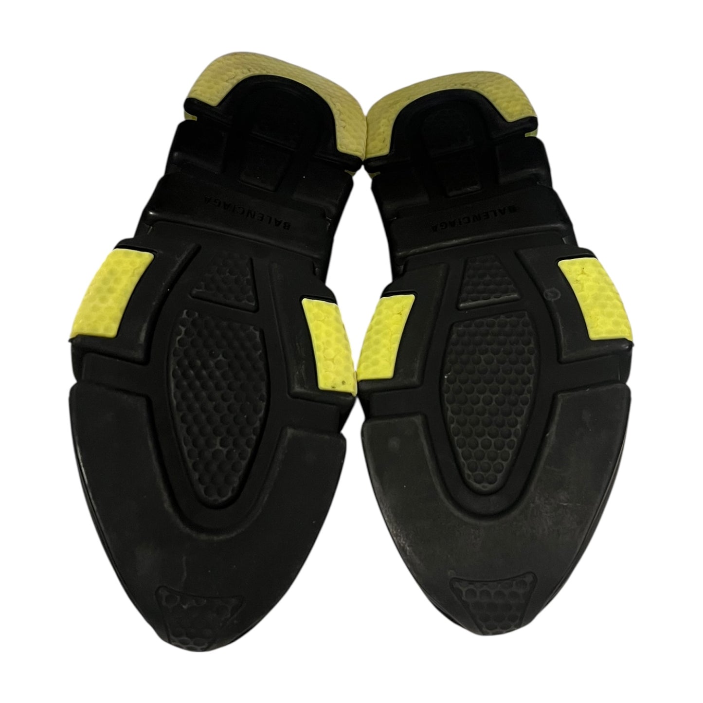 BALENCIAGA Speed LT Sneakers in Black + Citron | 46