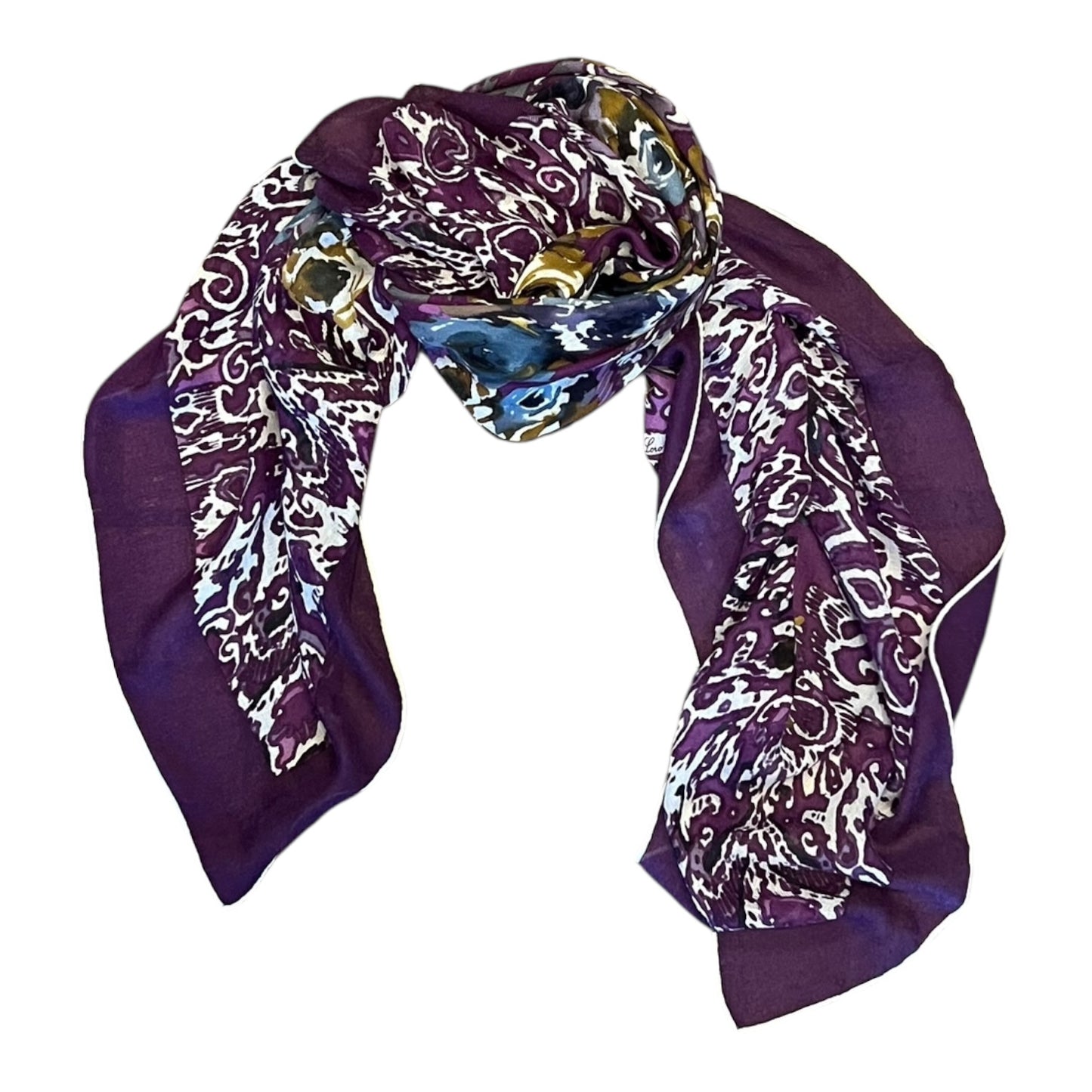 LORO PIANA Floral Cashmere Shawl