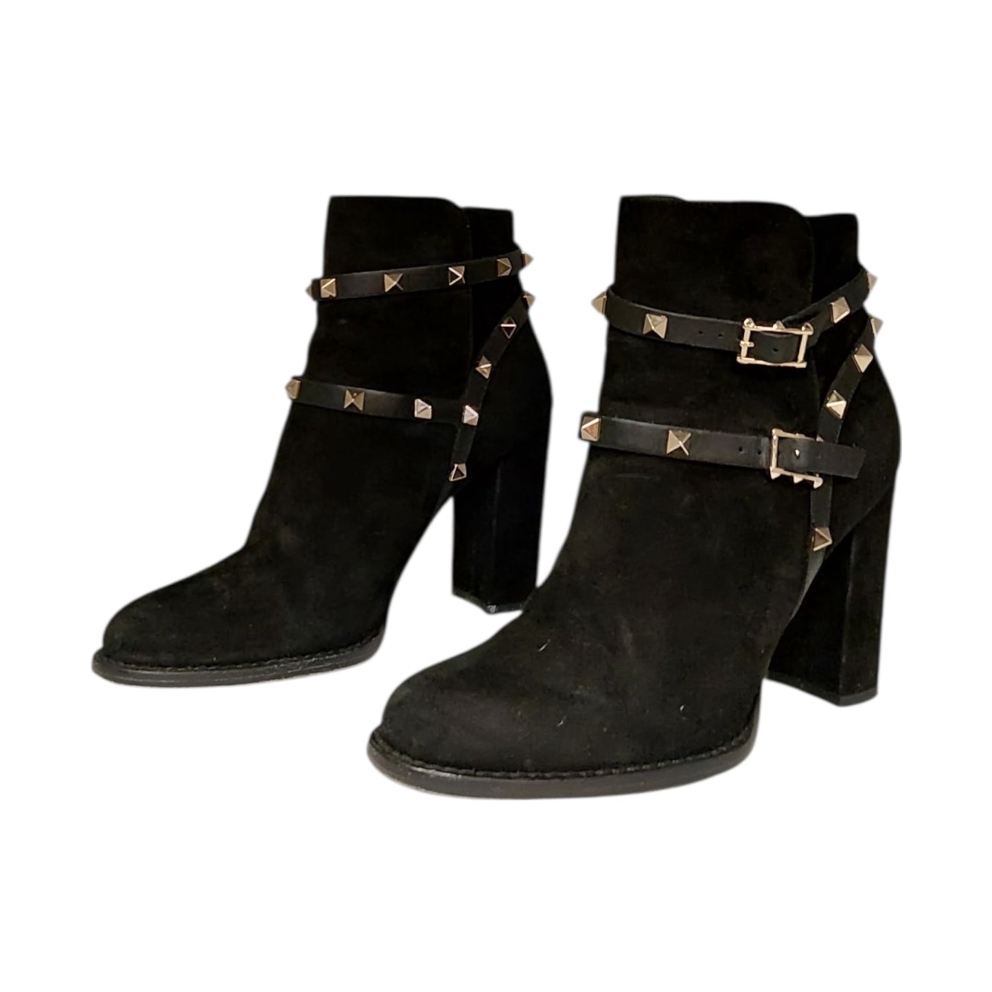 VALENTINO Rockstud Suede Booties | 37.5