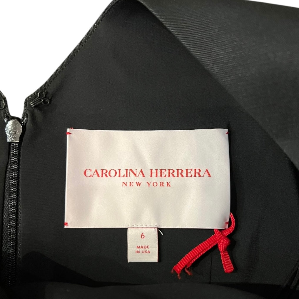 CAROLINA HERRERA Rose Print Dress | 6