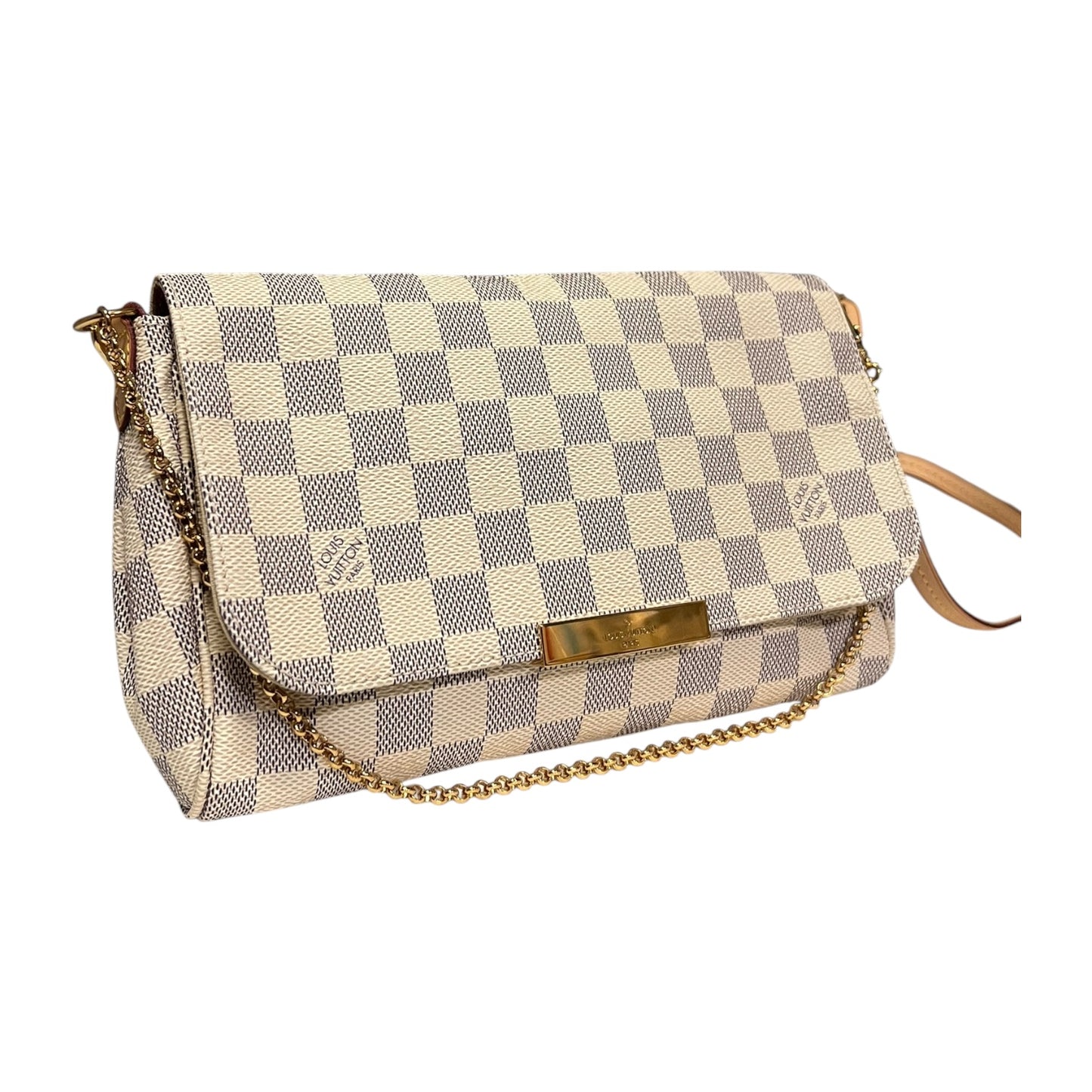 LOUIS VUITTON Favorite MM in Damier Azur