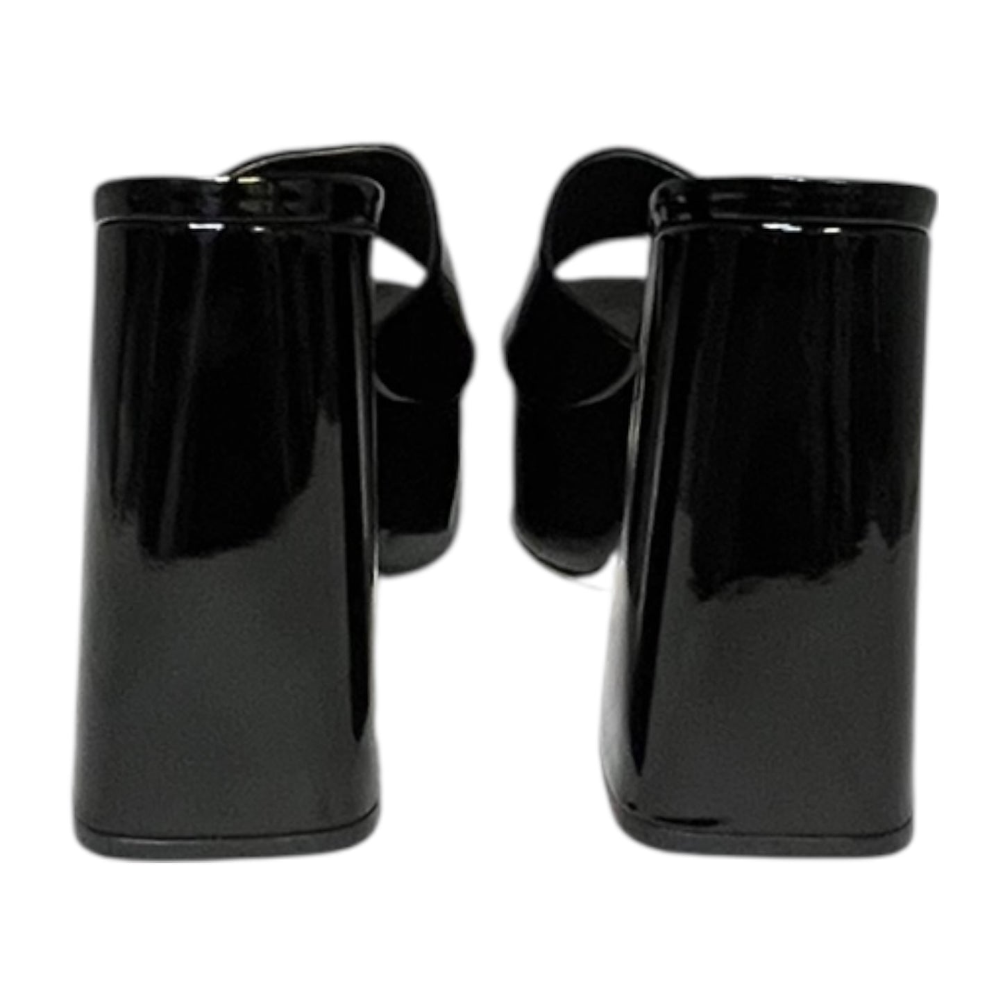 LARROUDE Dolly Patent Platform Mules | 8