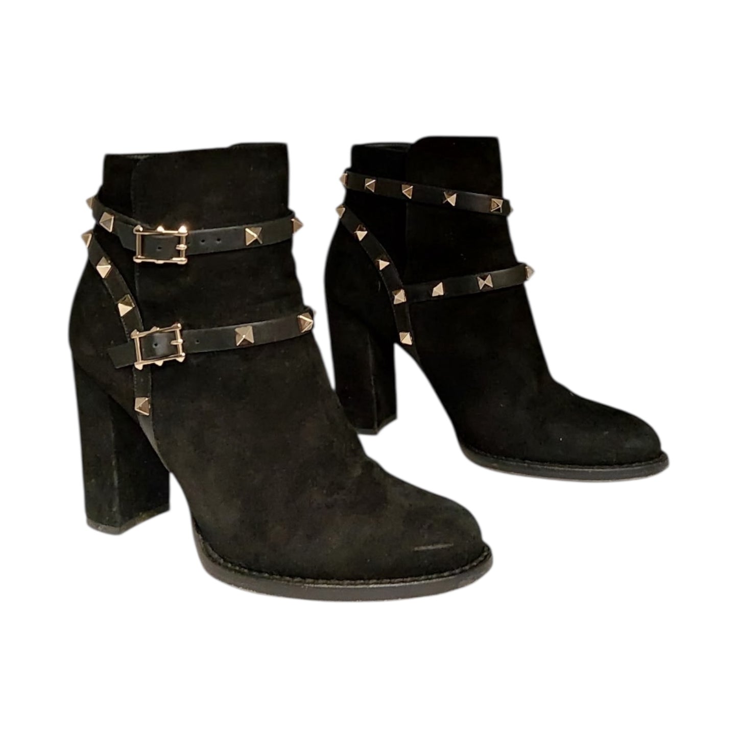 VALENTINO Rockstud Suede Booties | 37.5