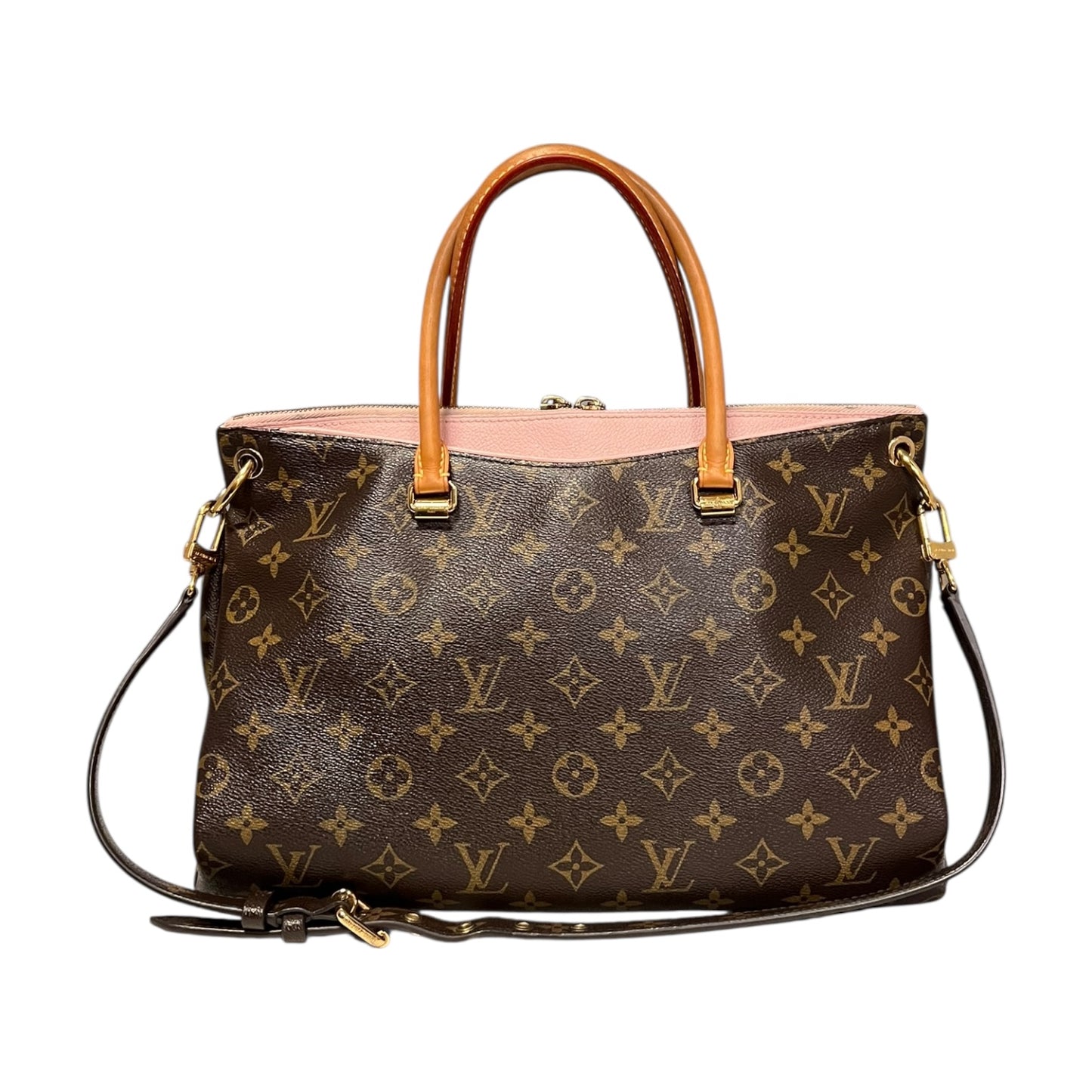LOUIS VUITTON Pallas Tote in Rose Ballerine