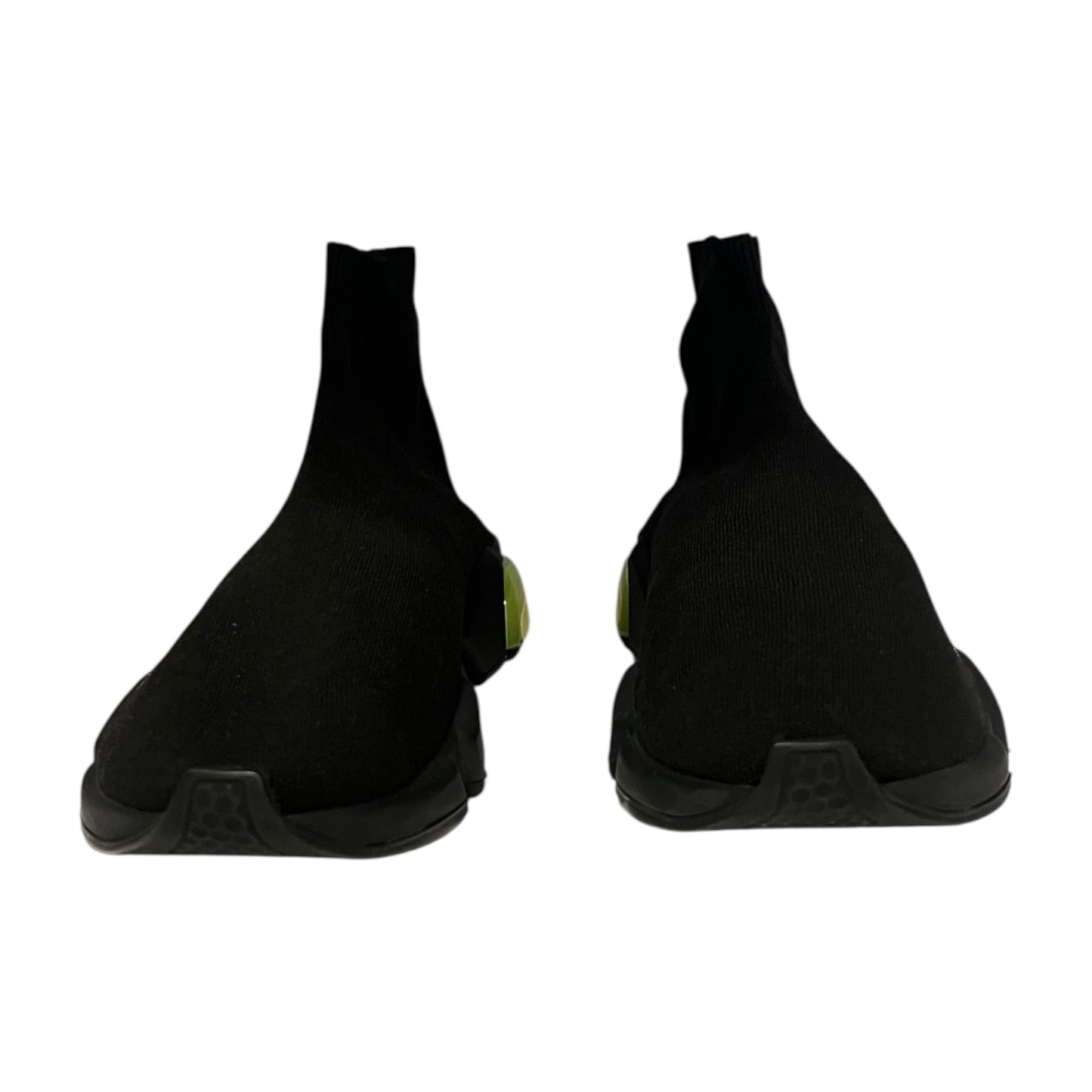 BALENCIAGA Speed LT Sneakers in Black + Citron | 46