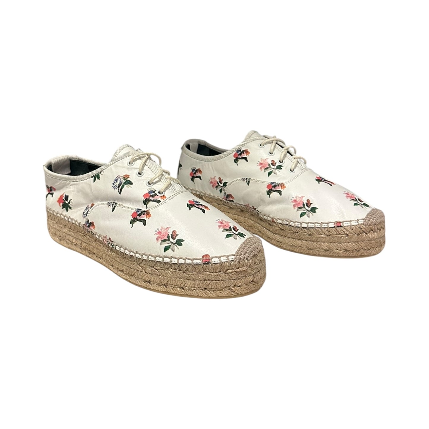 SAINT LAURENT Floral Espadrille Sneakers | 38