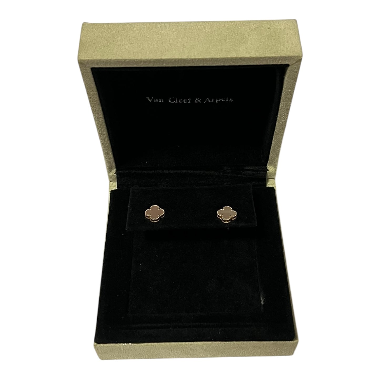 VAN CLEEF & ARPELS Sweet Alhambra Earstuds in Mother of Pearl